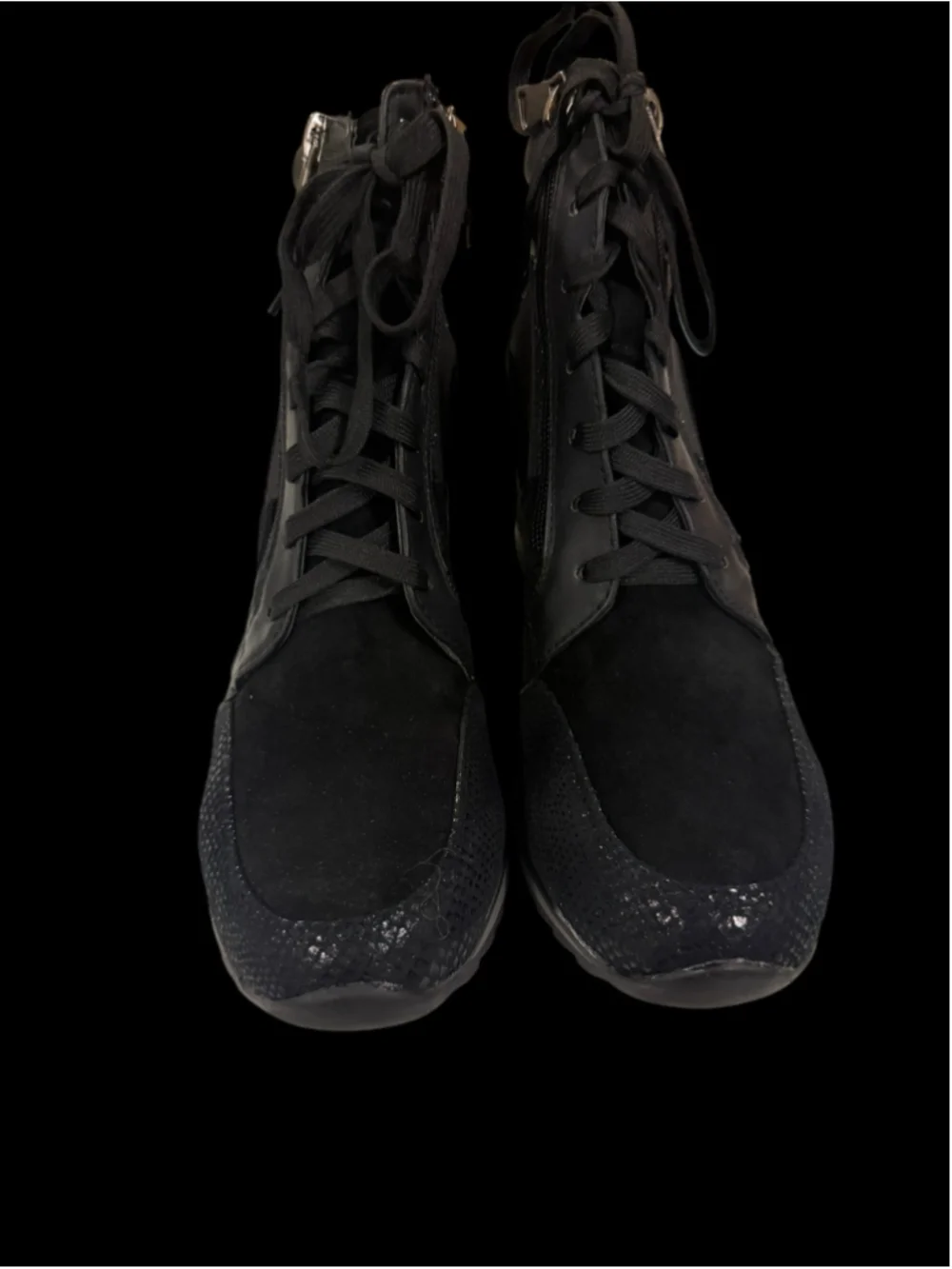 Women's Forever Link Wedge Sneakers Black Size 9